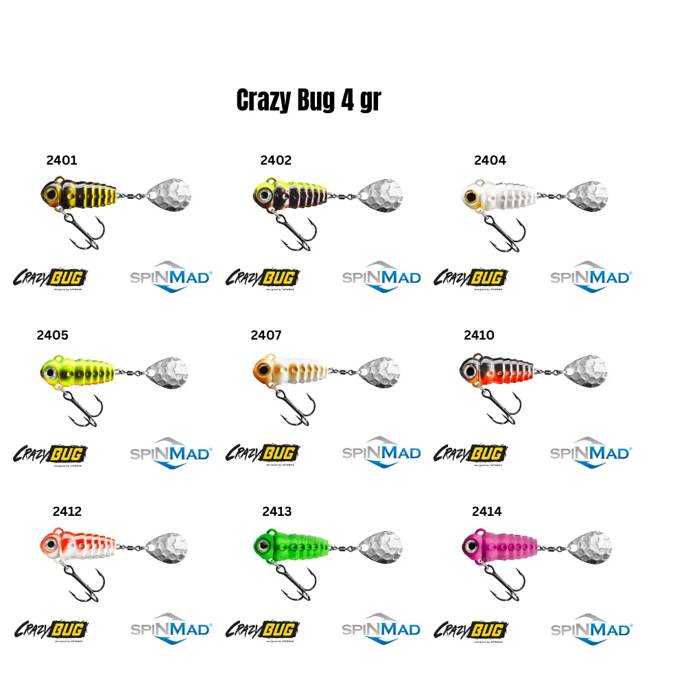 CRAZY4 Spinmad Crazy Bug 4 g - Image 1