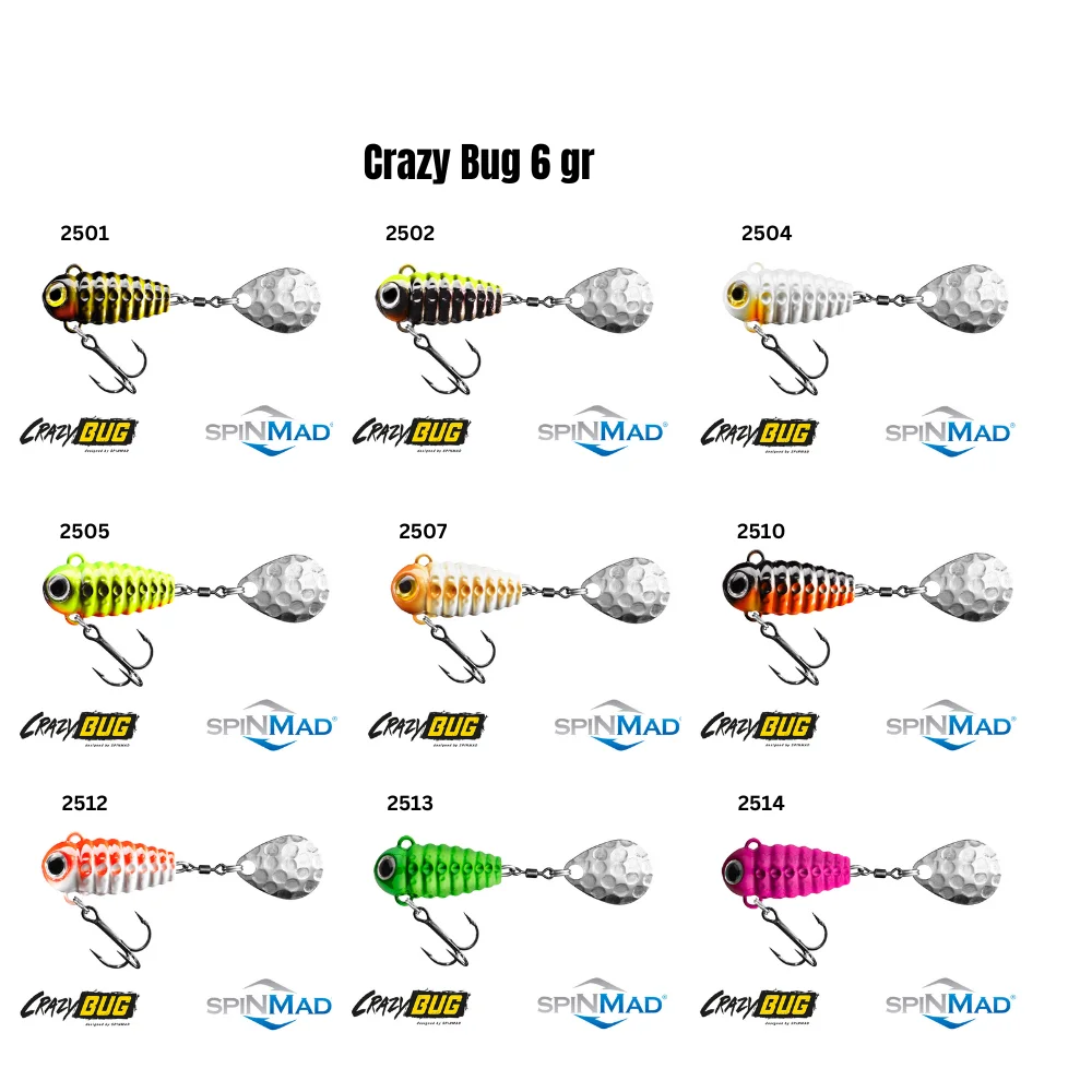 CRAZY6 Spinmad Crazy Bug 6 g - Image 1